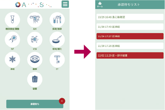 確認者不在時もスムーズな業務